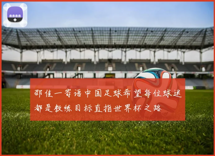 邵佳一寄语中国足球希望每位球迷都是教练目标直指世界杯之路